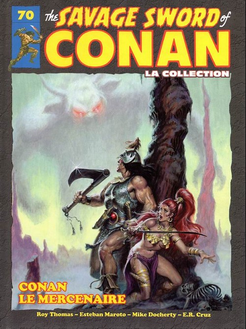 Couverture de The savage Sword of Conan (puis The Legend of Conan) - La Collection (Hachette) -70- Conan le mercenaire