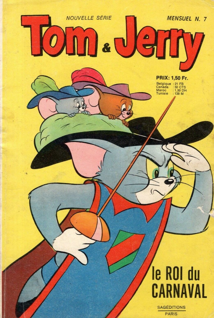 Couverture de Tom & Jerry (2e Série - Sagédition) (Mini Géant) -7- Le roi du carnaval