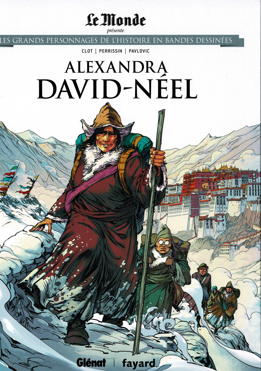 Couverture de Les grands Personnages de l'Histoire en bandes dessinées -43- Alexandra David-Néel