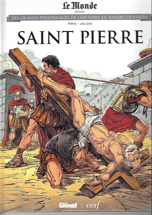 Couverture de Les grands Personnages de l'Histoire en bandes dessinées -44- Saint Pierre