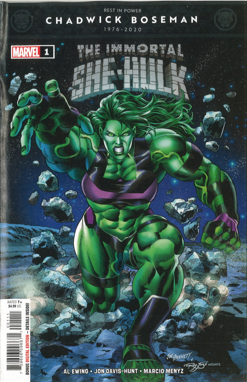 Couverture de Immortal She-Hulk (2020) - The Three Deaths of Jennifer Walters