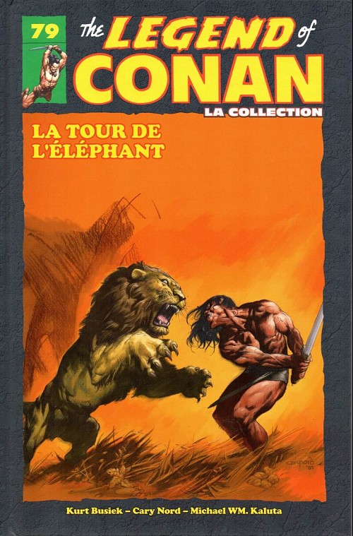 Couverture de The savage Sword of Conan (puis The Legend of Conan) - La Collection (Hachette) -794- La tour de l'eléphant