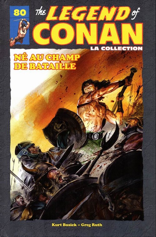 Couverture de The savage Sword of Conan (puis The Legend of Conan) - La Collection (Hachette) -805- Né au champ de bataille
