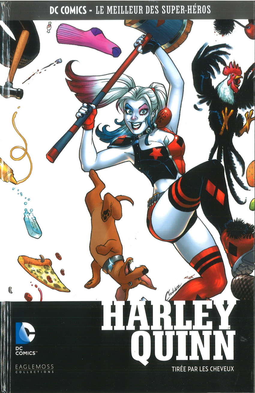 Couverture de DC Comics - Le Meilleur des Super-Héros -135- Harley Quinn - Tirée par les Cheveux