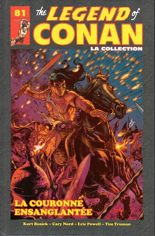 Couverture de The savage Sword of Conan (puis The Legend of Conan) - La Collection (Hachette) -816- La couronne ensanglantée