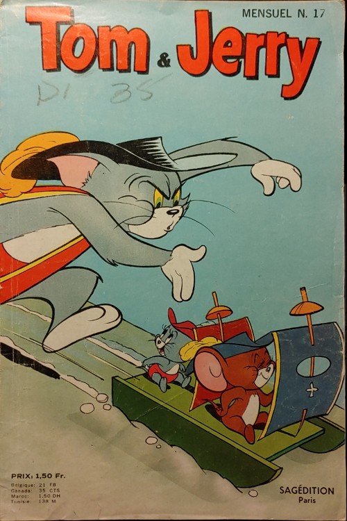 Couverture de Tom & Jerry (2e Série - Sagédition) (Mini Géant) -17- Hors de là, hors la loi!
