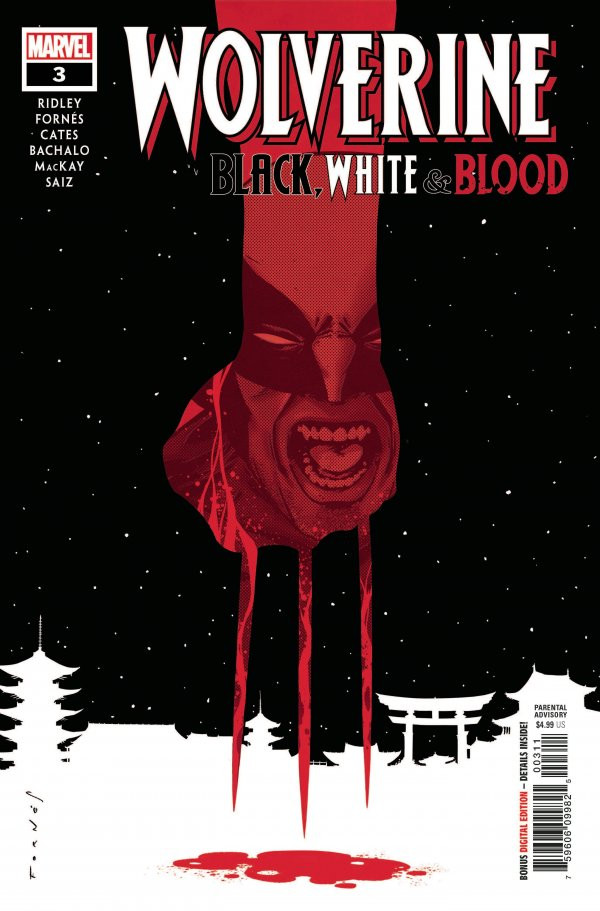Couverture de Wolverine: Black, White & Blood (2020) -3- 32 Warriors and a broken heart