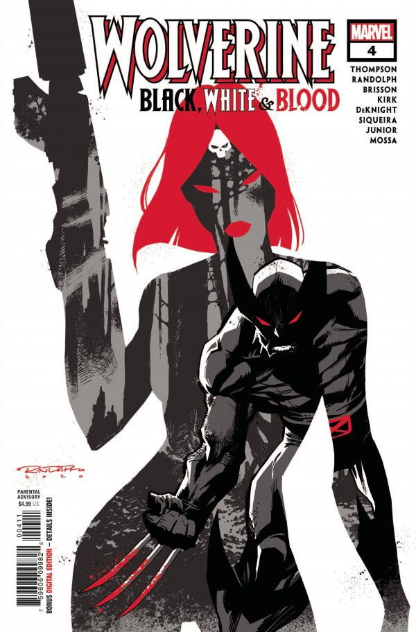 Couverture de Wolverine: Black, White & Blood (2020) -4- The Art of Loss - Reave What You Sow - Sticks & Stones