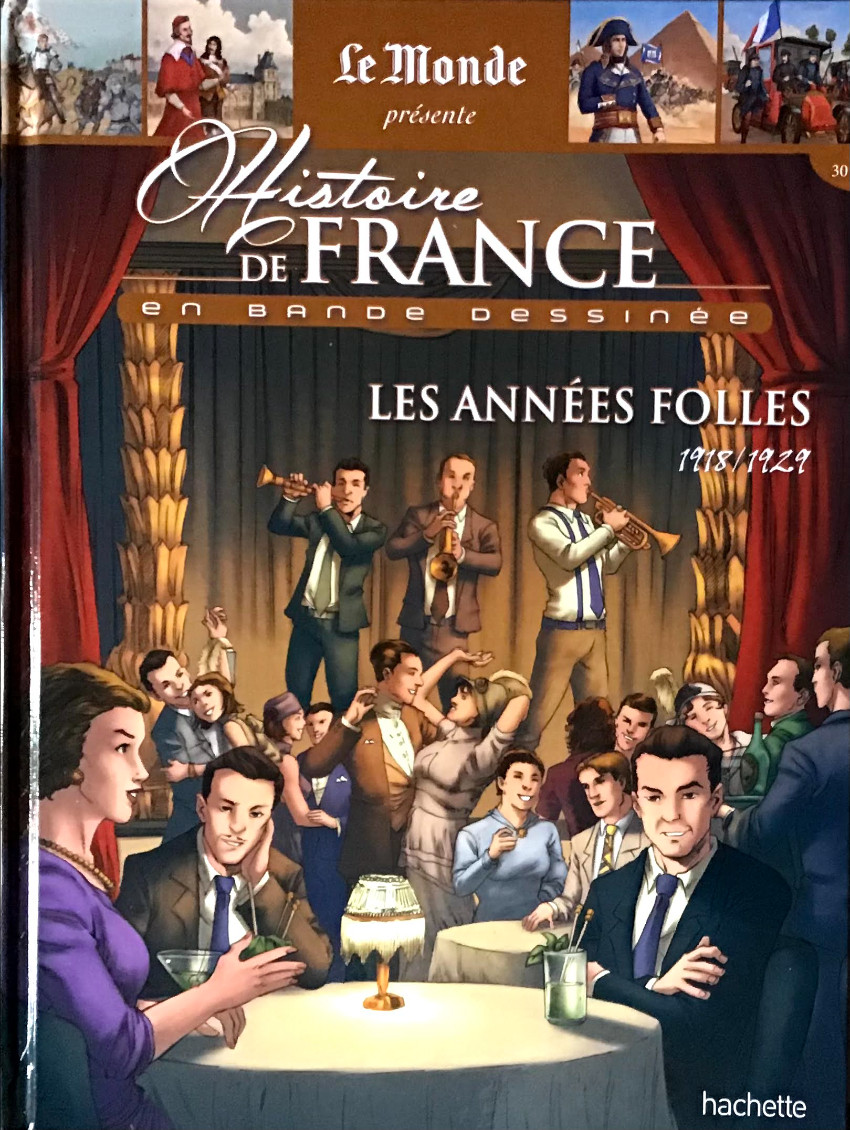 Couverture de Histoire de France en bande dessinée -50- Les années folles 1918/1929
