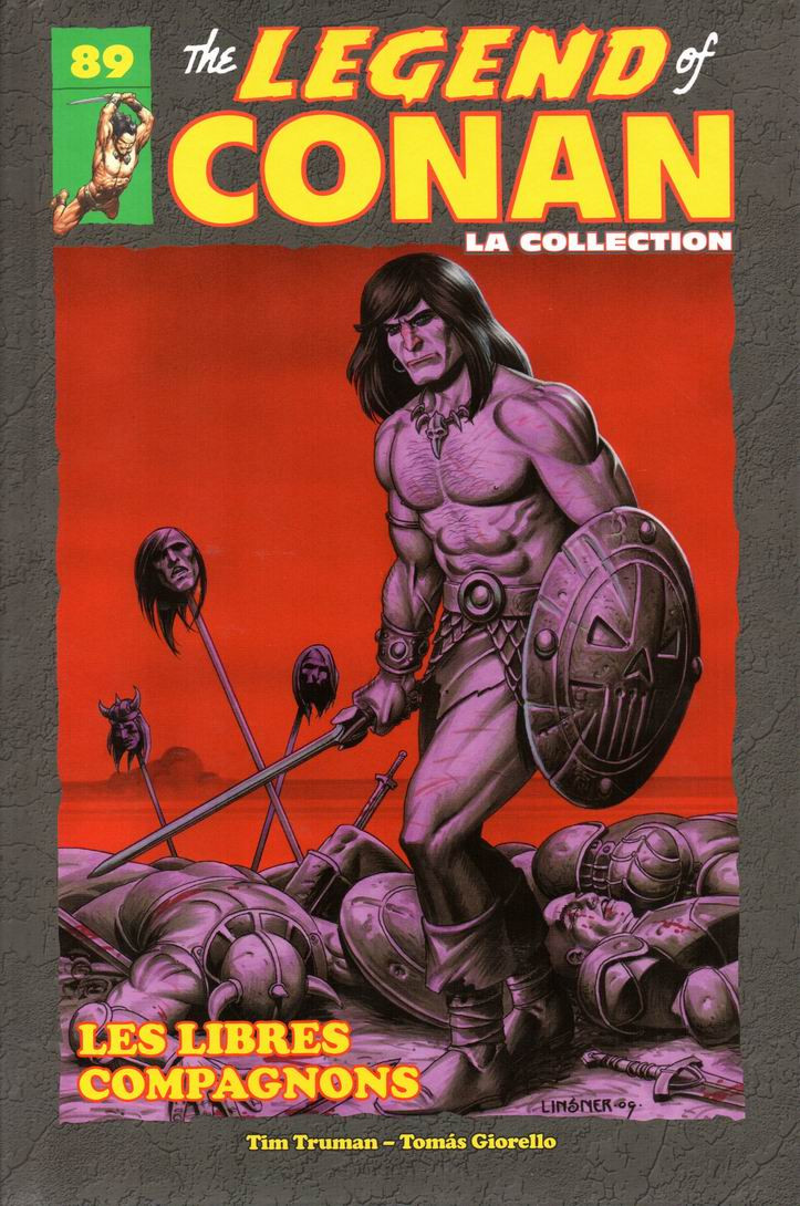 Couverture de The savage Sword of Conan (puis The Legend of Conan) - La Collection (Hachette) -8914- Les libres Compagnons