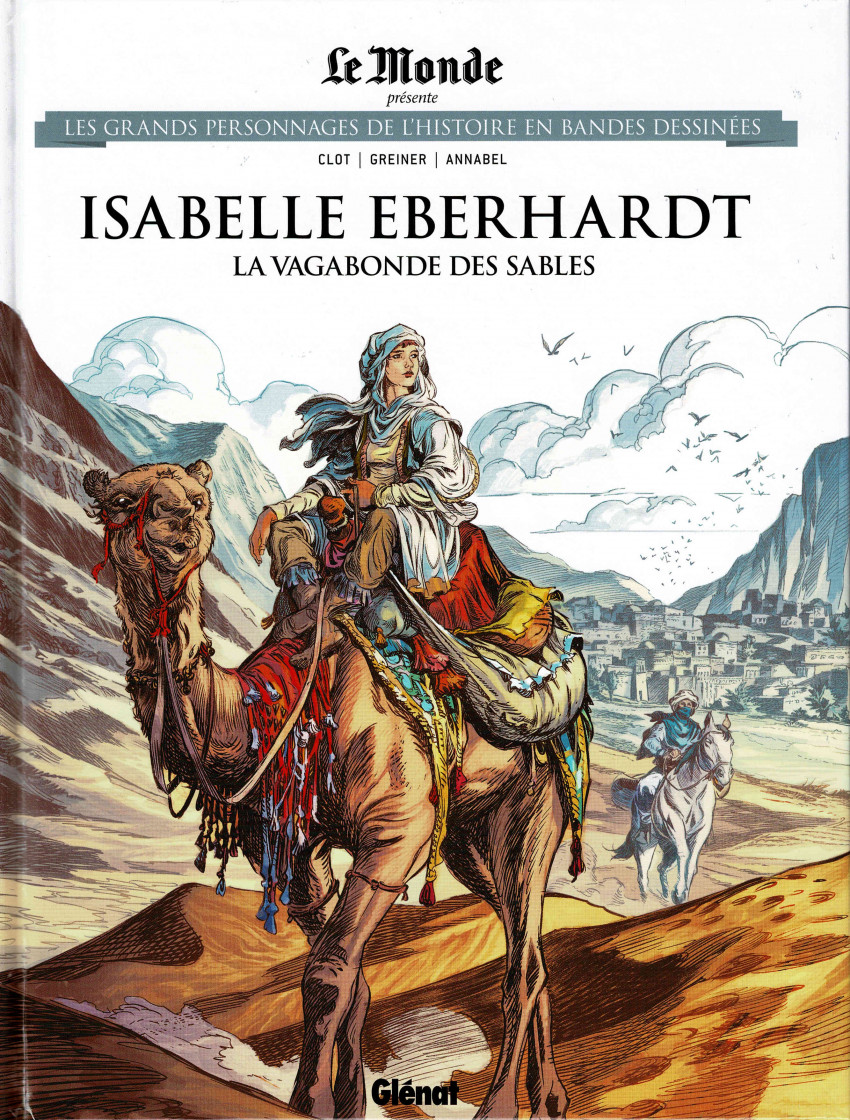 Couverture de Les grands Personnages de l'Histoire en bandes dessinées -64- Isabelle Eberhardt - La vagabonde des sables