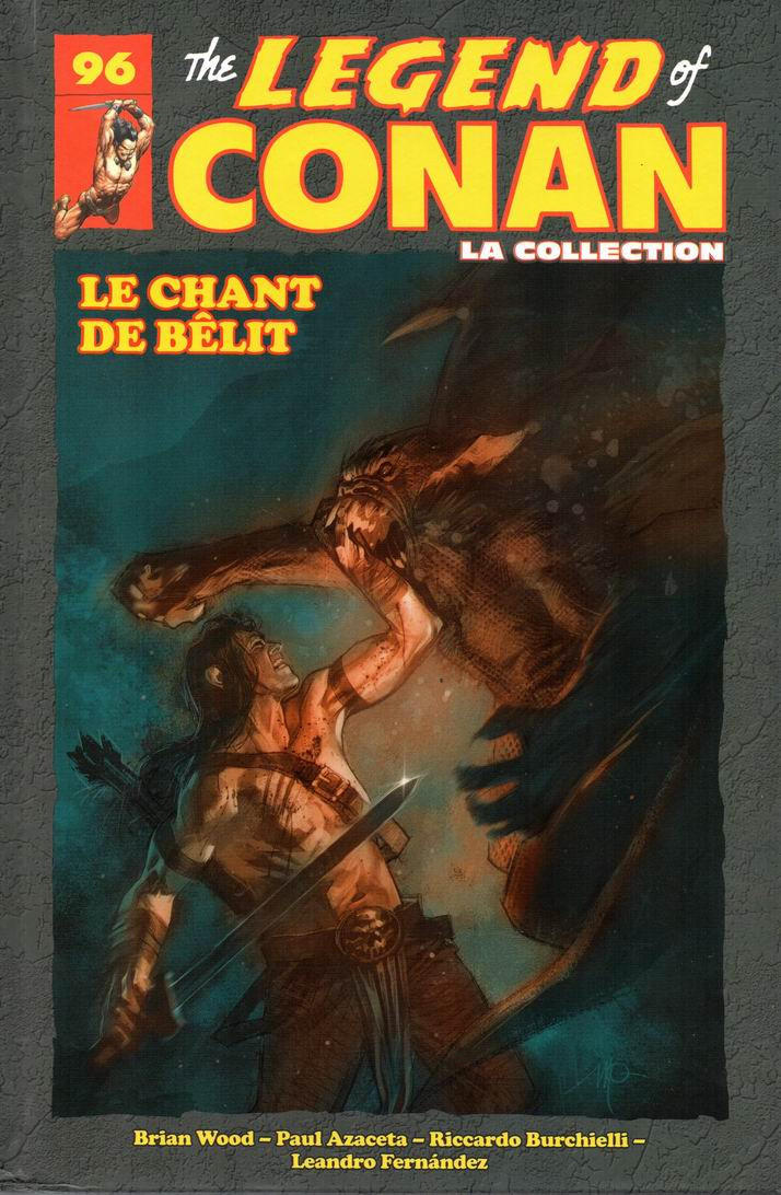 Couverture de The savage Sword of Conan (puis The Legend of Conan) - La Collection (Hachette) -9696- Le Chat de Bêlit