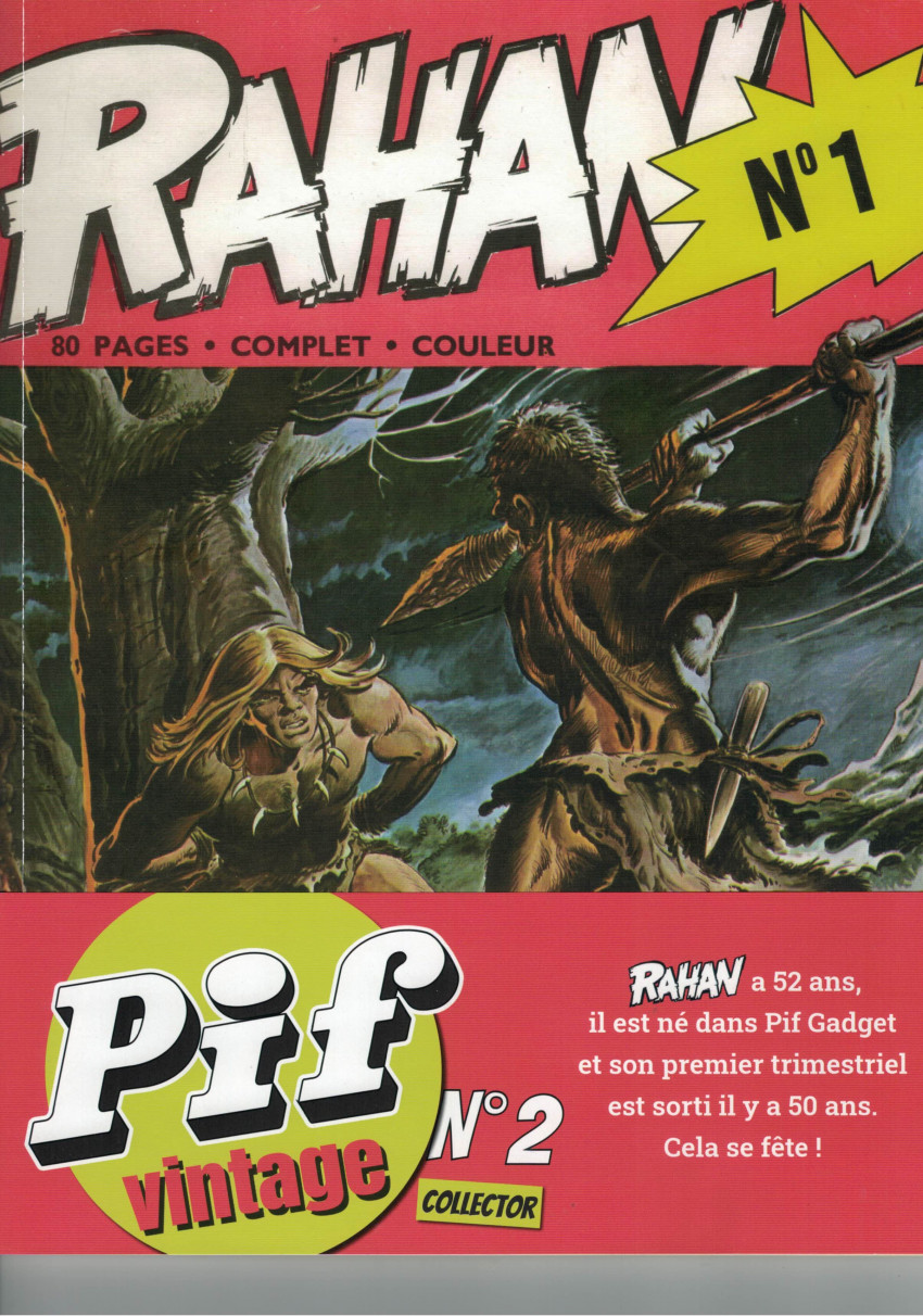 Couverture de Pif (Vintage) -2- Pif Vintage Tome 2 (Rahan N°1)