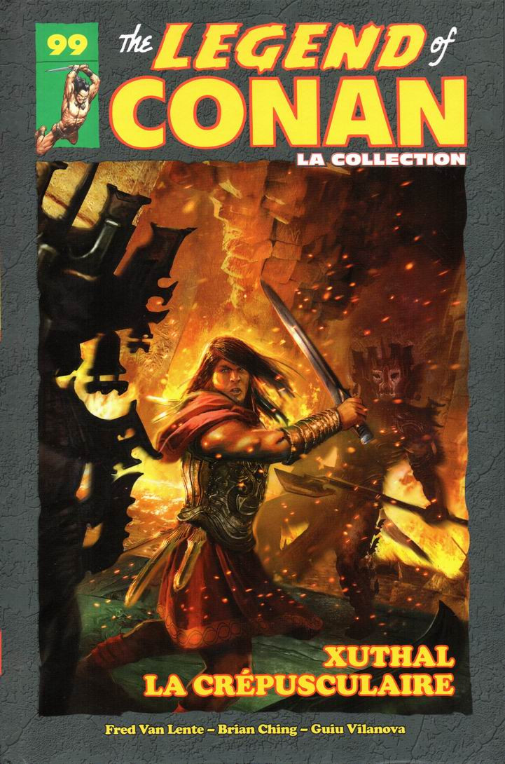 Couverture de The savage Sword of Conan (puis The Legend of Conan) - La Collection (Hachette) -9924- Xuthal la Crépusculaire