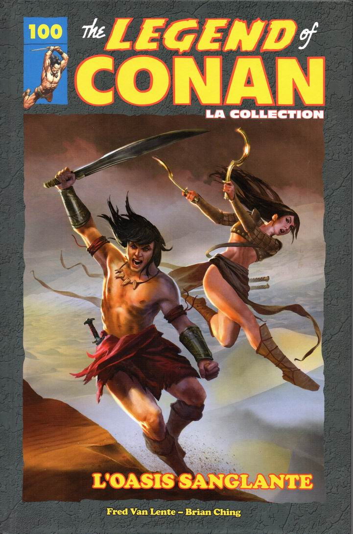 Couverture de The savage Sword of Conan (puis The Legend of Conan) - La Collection (Hachette) -10025- L'Oasis sanglante