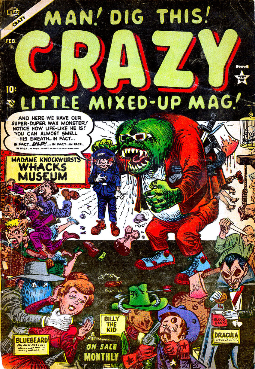 Couverture de Crazy Vol. 1 (Atlas Comics - 1953) -3- Issue # 3