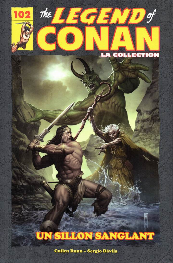Couverture de The savage Sword of Conan (puis The Legend of Conan) - La Collection (Hachette) -10227- Un Sillon sanglant