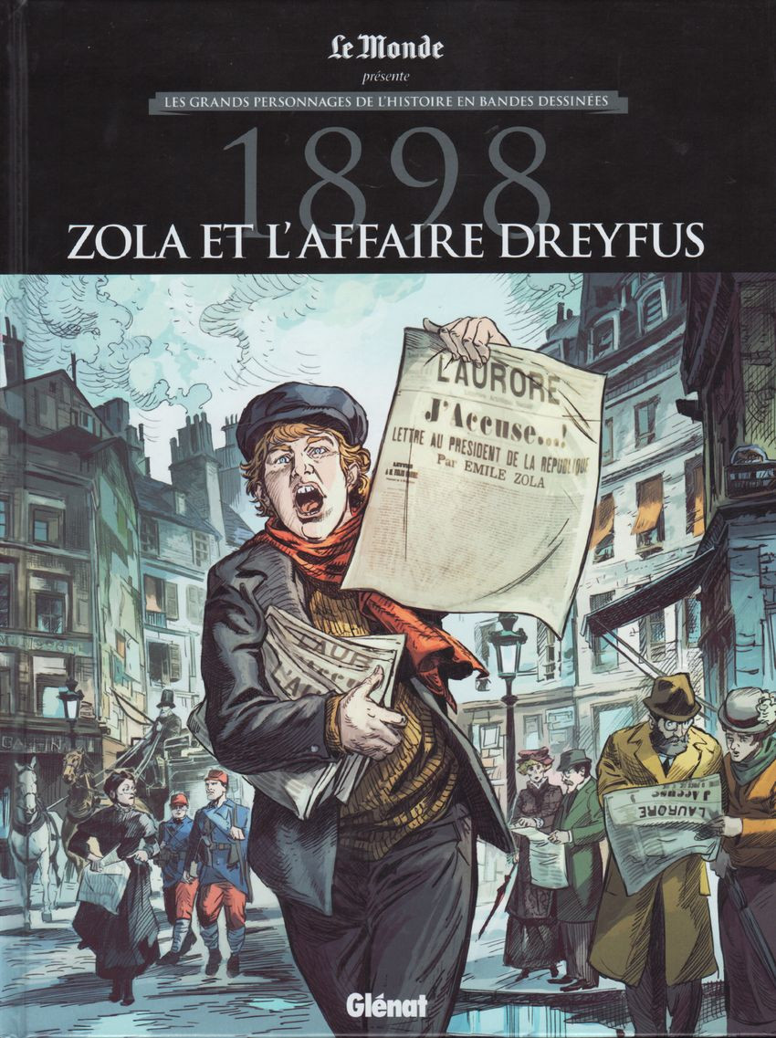 Couverture de Les grands Personnages de l'Histoire en bandes dessinées -HS03- 1898 - Zola et l'affaire Dreyfus
