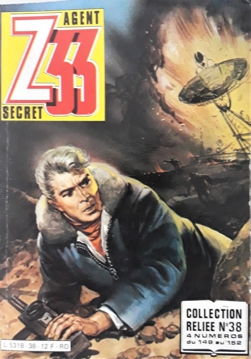 Couverture de Z33 agent secret (Imperia) -Rec38- Collection reliée n°38 (du n°149 au n°152)