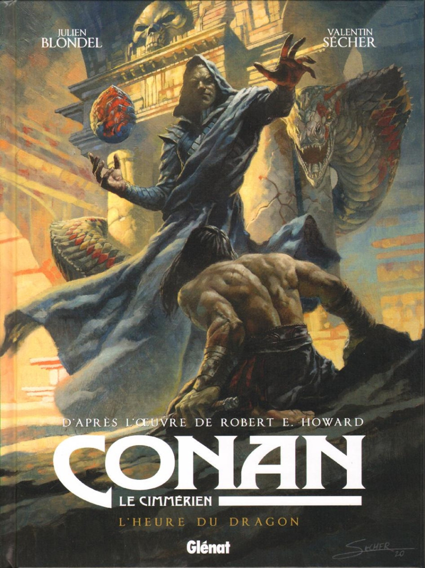 Couverture de Conan le Cimmérien -12- L' Heure du Dragon