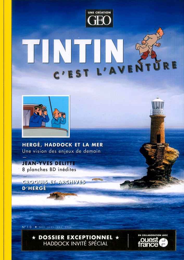 Couverture de Tintin - Divers -Géo10- Tintin - C'est l'aventure - N° 10