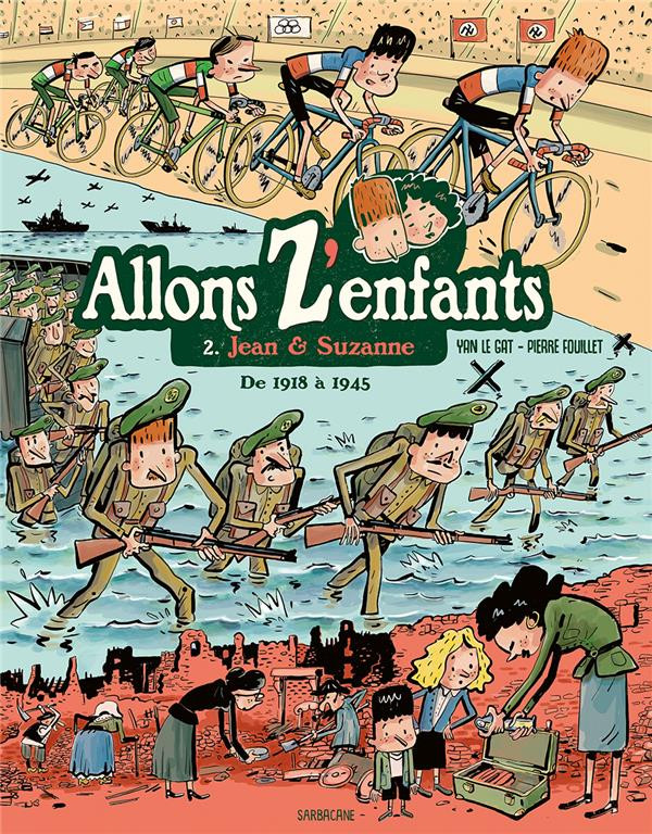 Couverture de Allons z'enfants -2- Jean & Suzanne de 1918 à 1945