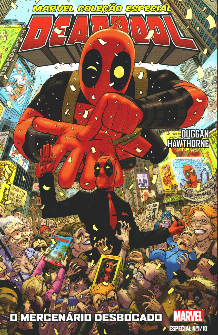 Couverture de Marvel Coleção Especial -1- Deadpool - O mercenário desbocado