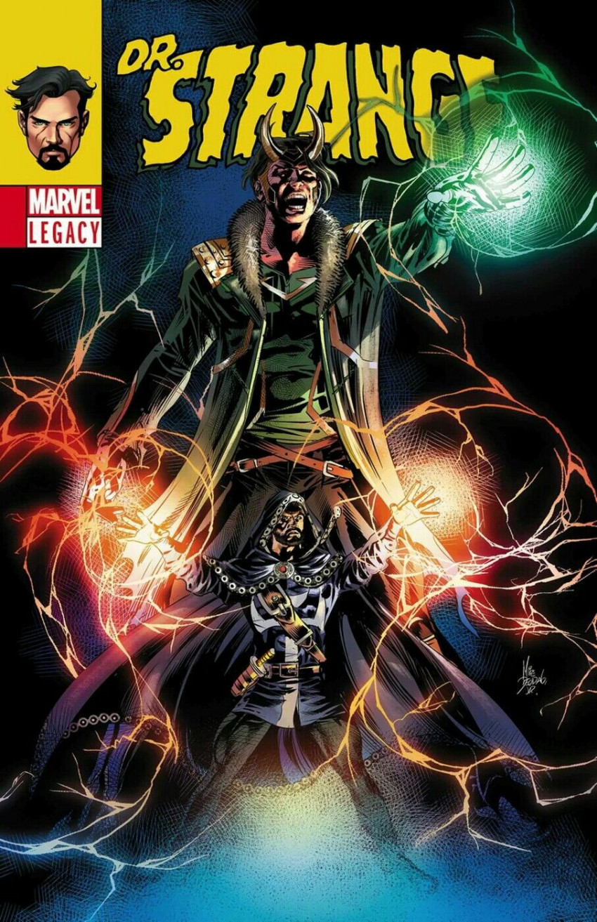 Couverture de Doctor Strange Vol.1 (Marvel comics - 1968) -381VC- Loki : Sorcerer Supreme - Part 1