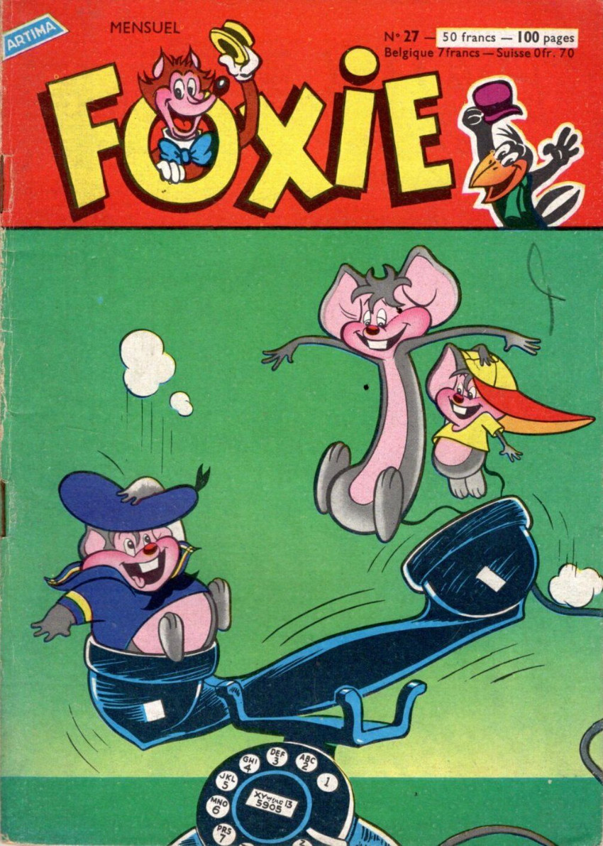 Couverture de Foxie (1re série - Artima) -27- Fox et Croa : N'y reviens plus