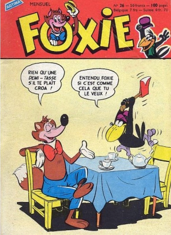 Couverture de Foxie (1re série - Artima) -26- Fox et Croa : L'emprunt quotidien