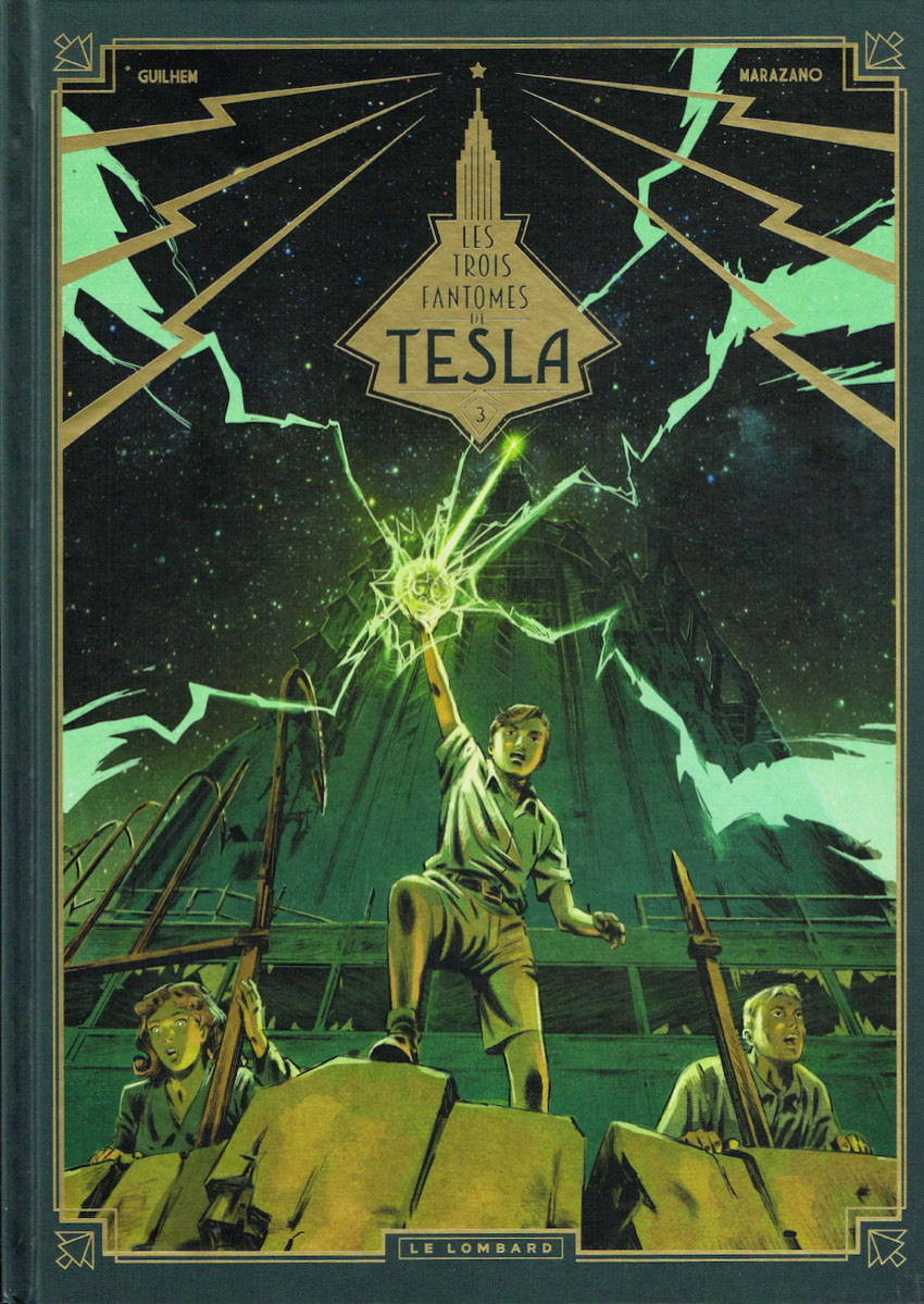 Couverture de Les trois Fantômes de Tesla -3- Les héritiers du rayon