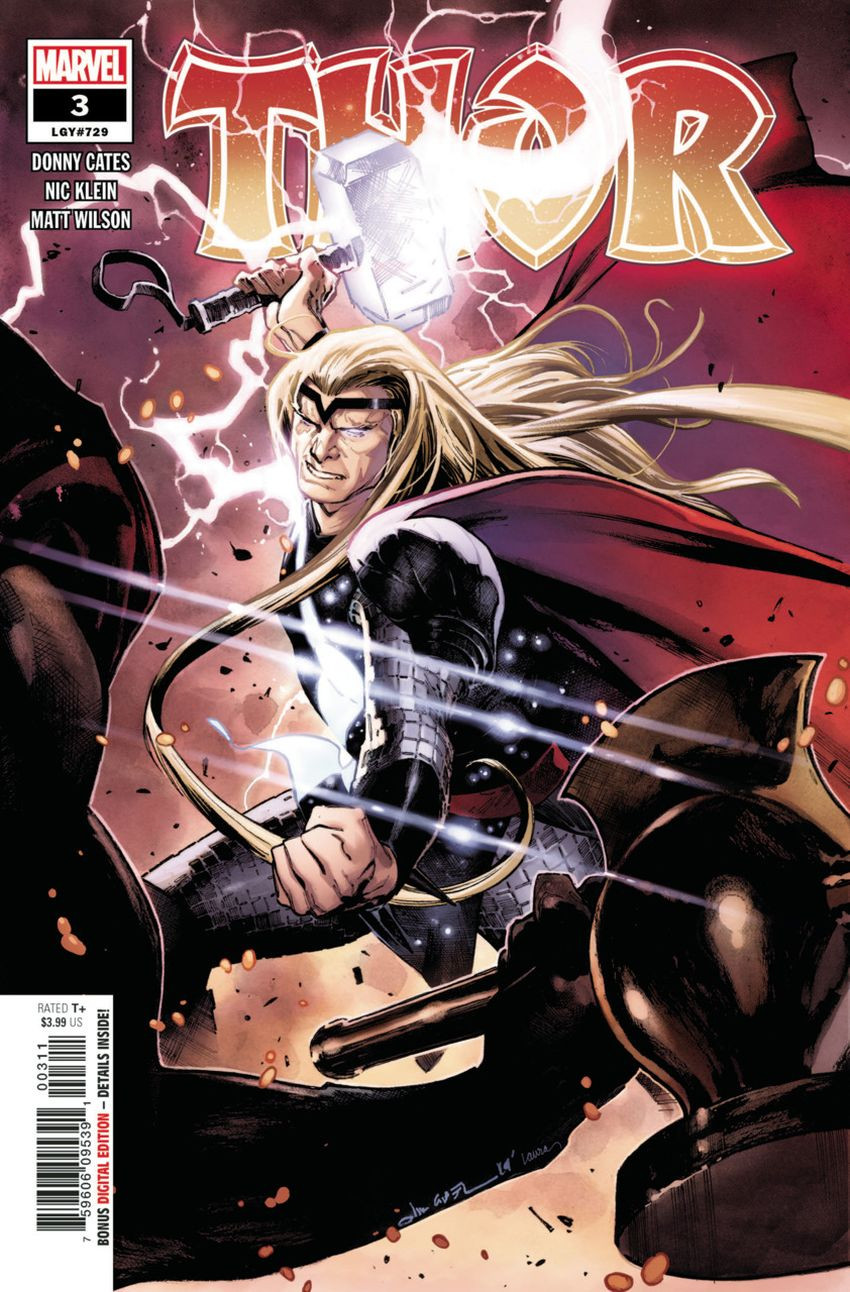 Couverture de Thor Vol.6 (2020) -3- The Devourer King, Part Three: Storm War