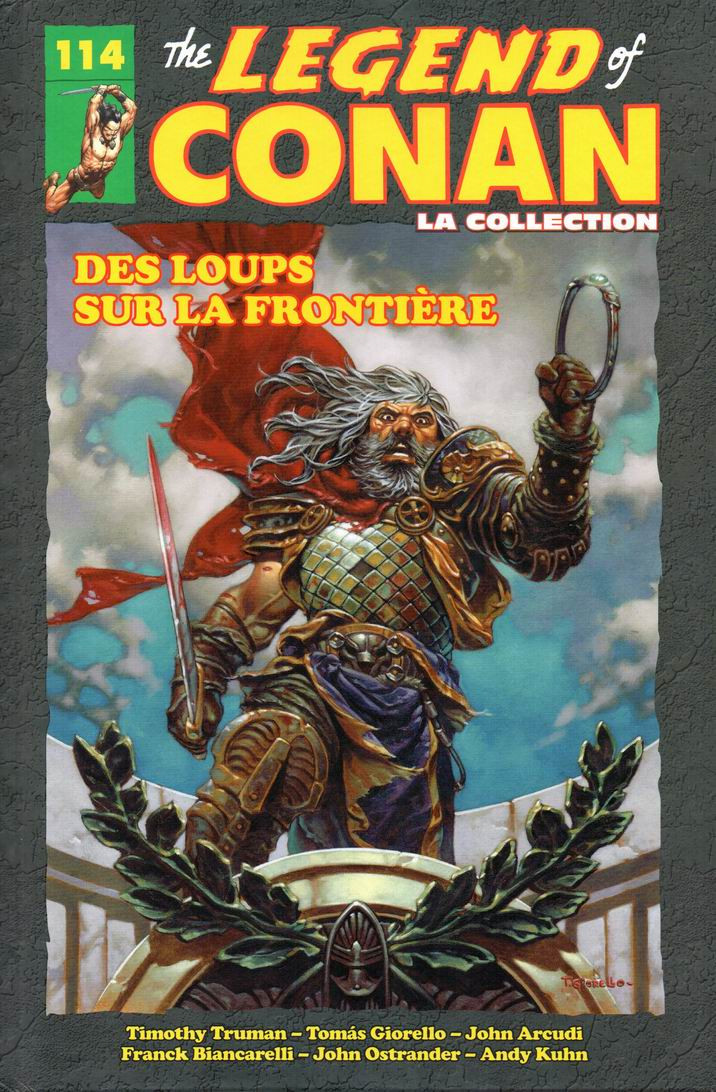 Couverture de The savage Sword of Conan (puis The Legend of Conan) - La Collection (Hachette) -11439- Des Loups sur la Frontière