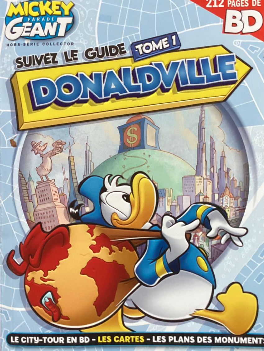 Couverture de Mickey Parade Géant Hors-série / collector -20HS20- Suivez le guide Donaldville