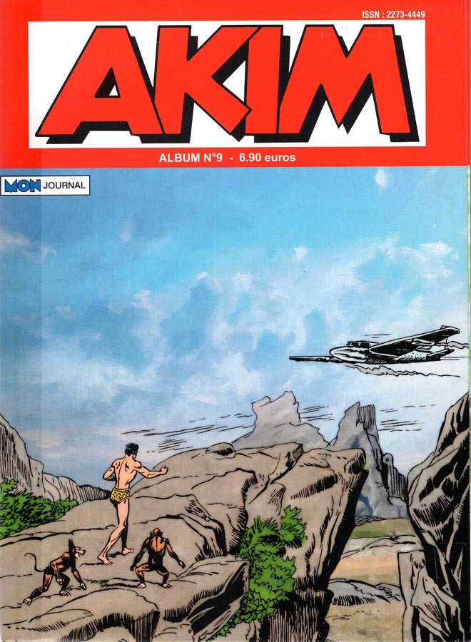 Couverture de Akim (3e série) -Rec20- Album N°9 (du n°53 au n°55)