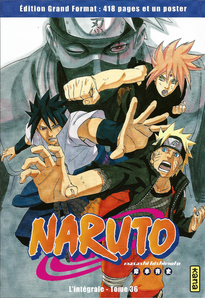 Couverture de Naruto (Hachette) -36- L'intégrale - Tome 36
