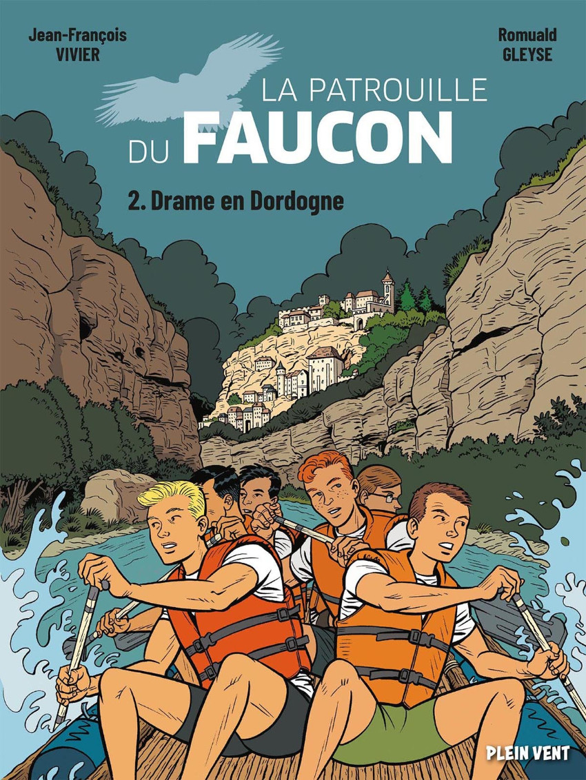 Couverture de La patrouille du faucon -2- Drame en Dordogne