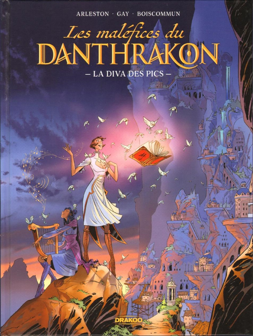 Couverture de Les maléfices du Danthrakon -1- La diva des pics