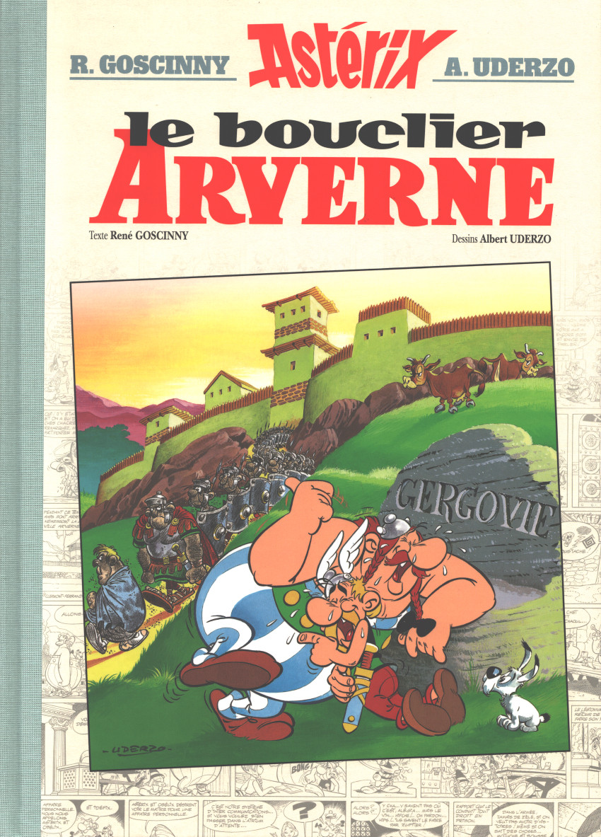 Couverture de Astérix (albums Luxe en très grand format) -11- Le bouclier Arverne