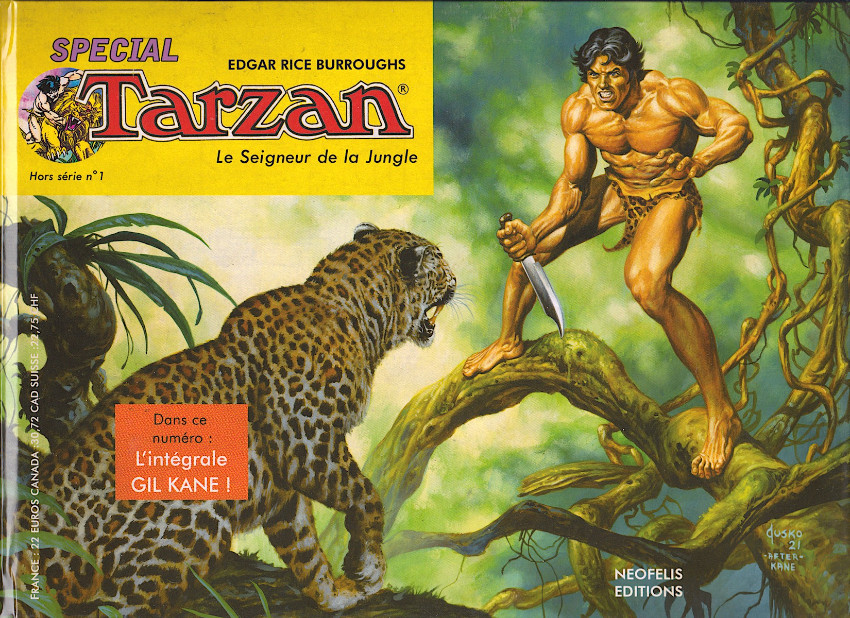 Couverture de Tarzan : Les Sunday Comic Strips inédits -1- L'intégrale Gil Kane