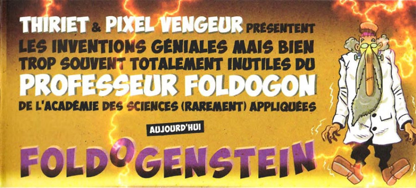 Couverture de Mini-récits et stripbooks Spirou -MR4392- Professeur Foldogon - Foldogenstein