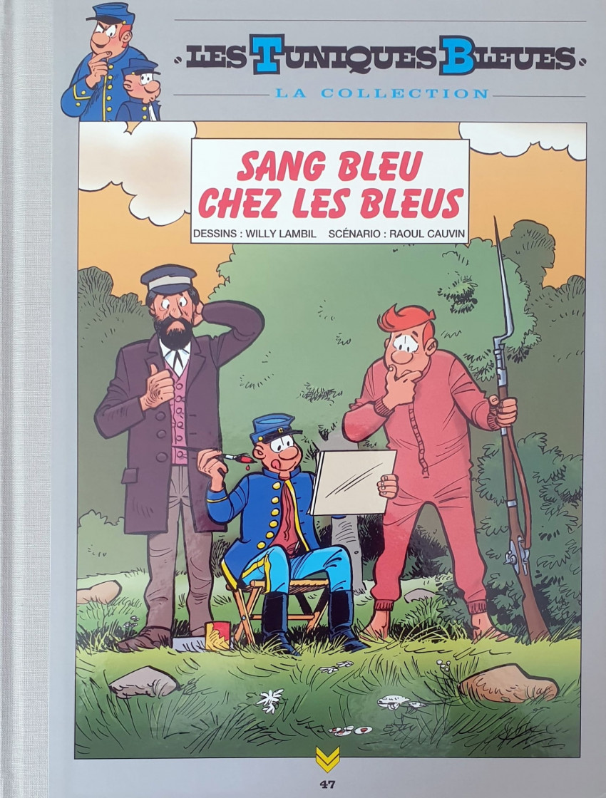 Couverture de Les tuniques Bleues - La Collection (Hachette, 2e série) -4753- Sang bleu chez les bleus