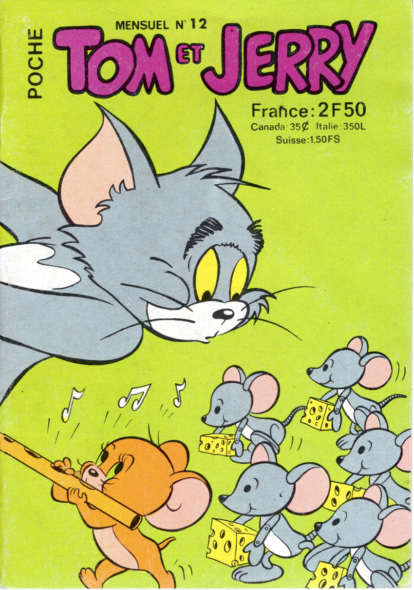 Couverture de Tom et Jerry (Poche) -12- Le chat cobaye