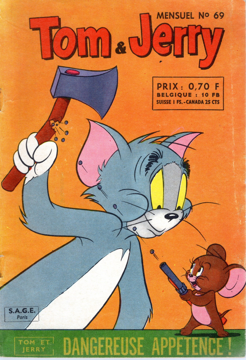 Couverture de Tom et Jerry (Puis Tom & Jerry) (2e Série - Sage) -69- Dangeureuse appétence !