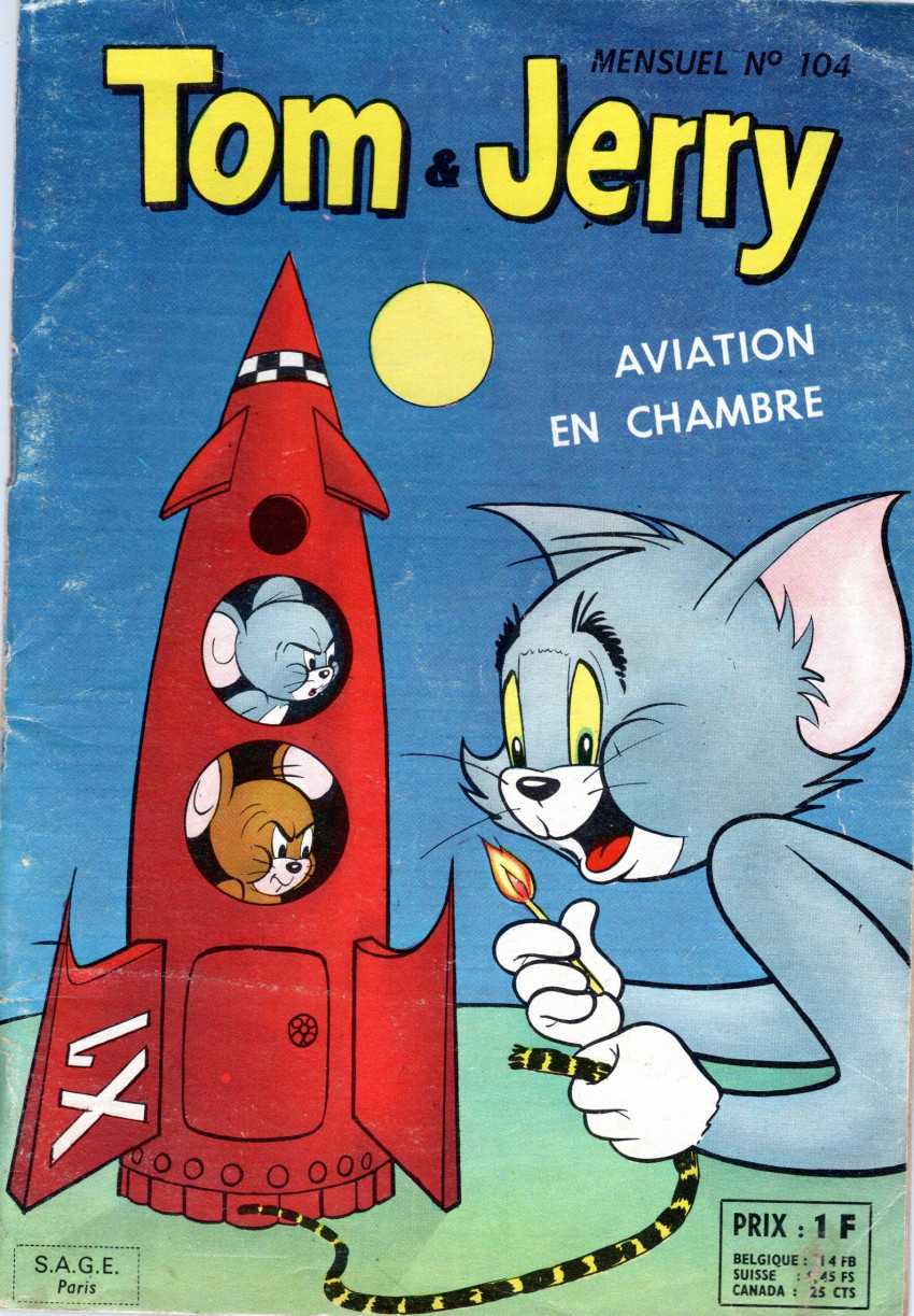Couverture de Tom et Jerry (Puis Tom & Jerry) (2e Série - Sage) -104- Aviation en chambre