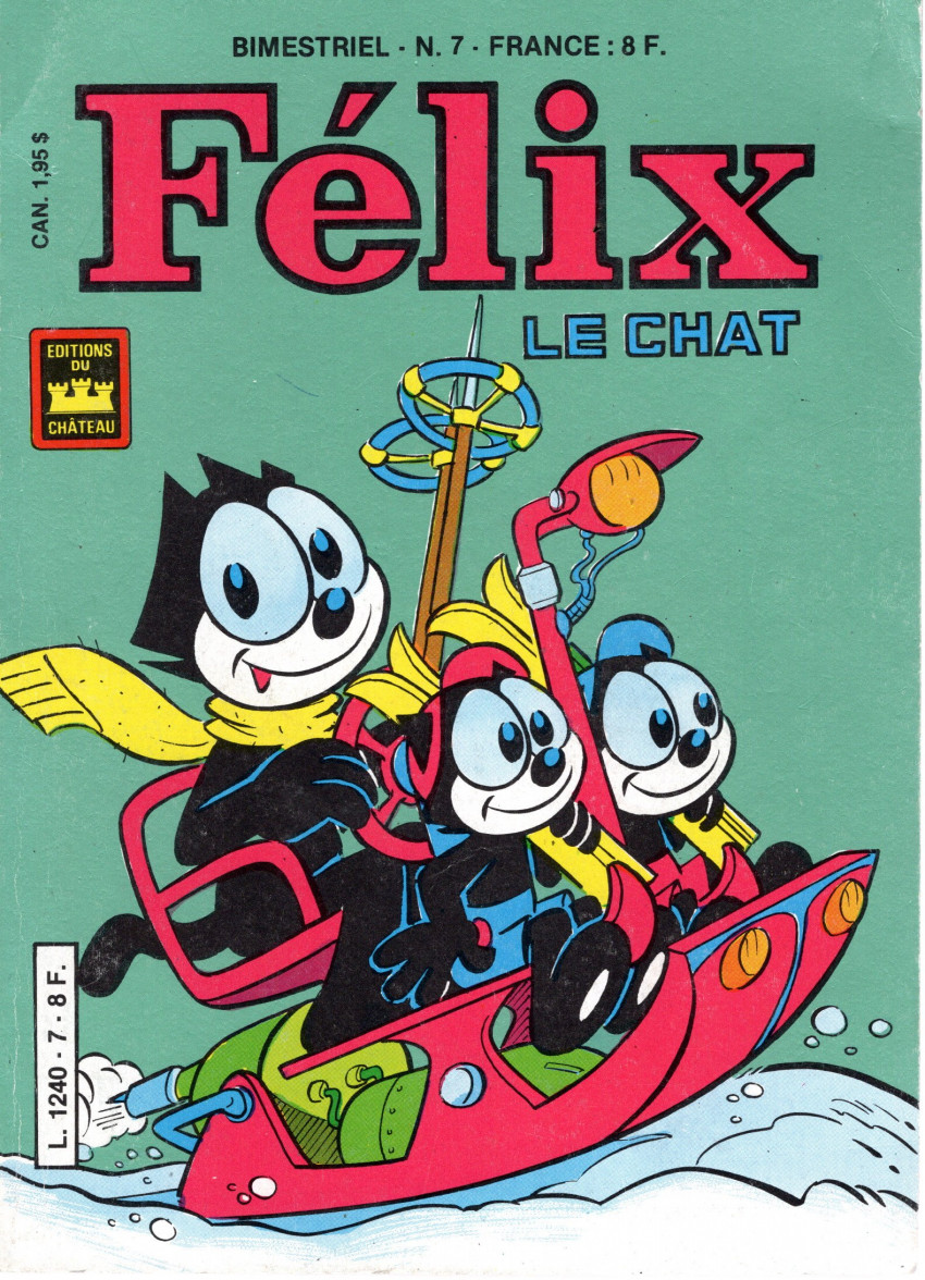 Couverture de Félix le Chat (2e Série - Editions du Château) -7- Le feu de l'art