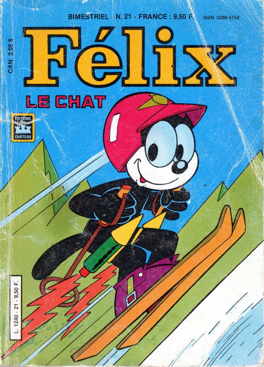 Couverture de Félix le Chat (2e Série - Editions du Château) -21- Un trésor de 100 dollars