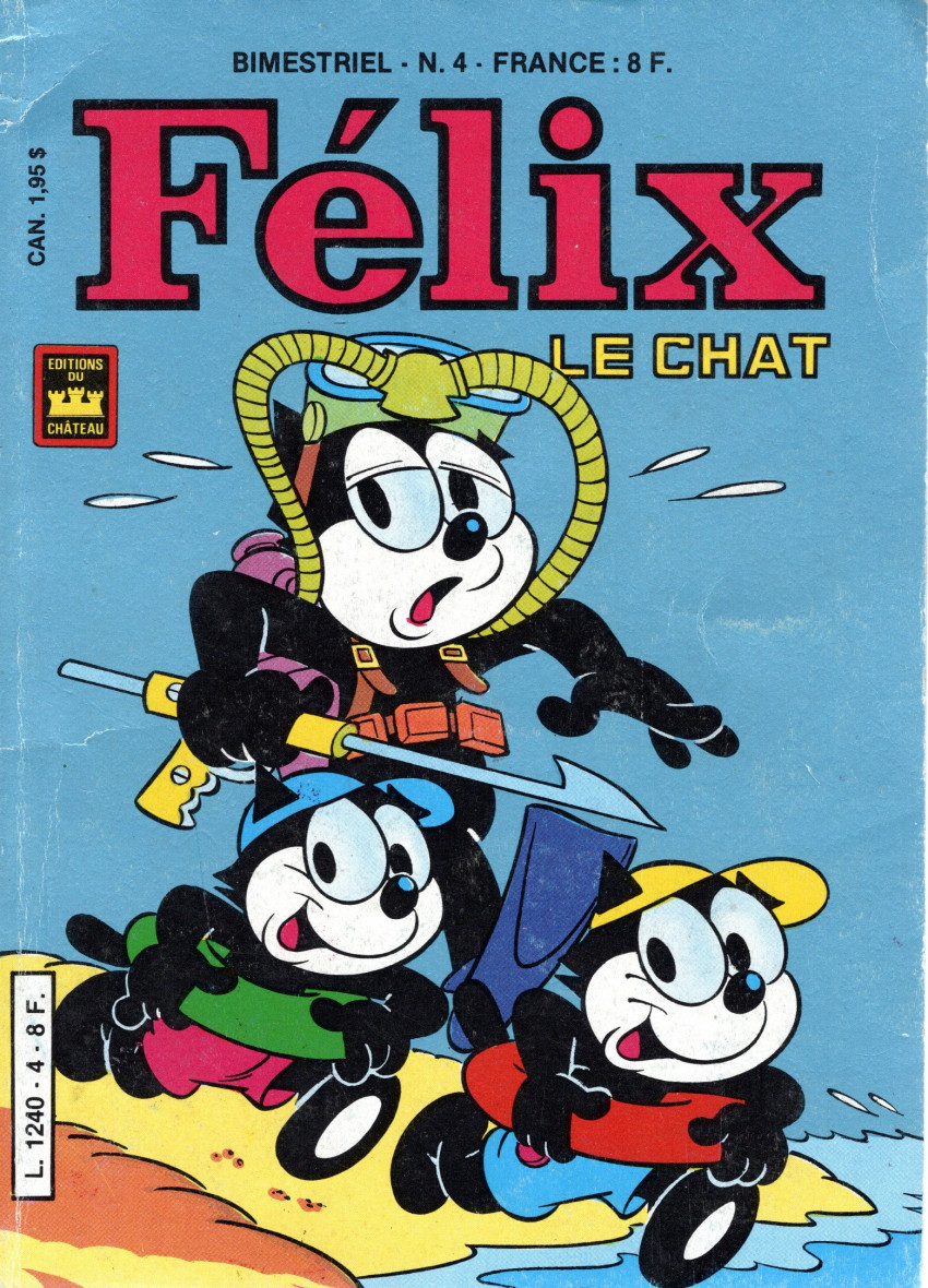 Couverture de Félix le Chat (2e Série - Editions du Château) -4- Taureau et torero