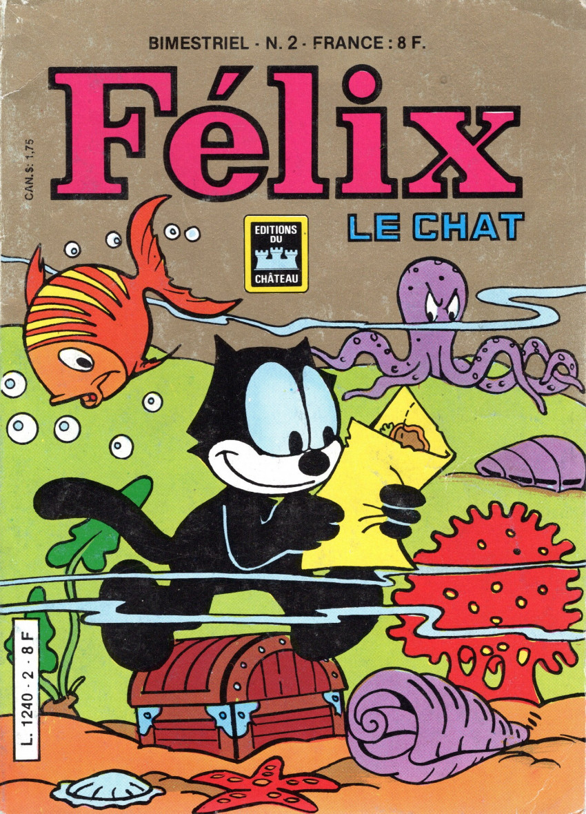 Couverture de Félix le Chat (2e Série - Editions du Château) -2- La fin de l'arc-en-ciel