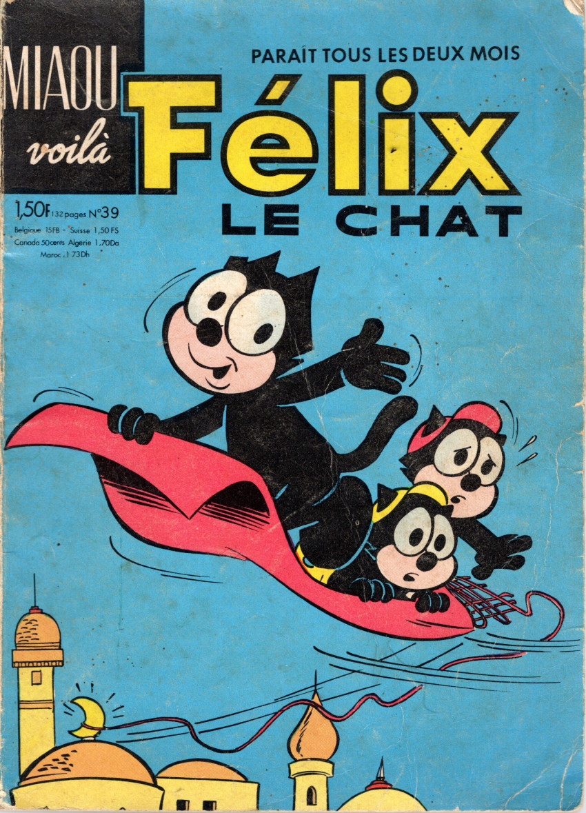 Couverture de Félix le Chat (1re Série - SFPI) (Miaou Voilà) -39- Un vieux loup de mer